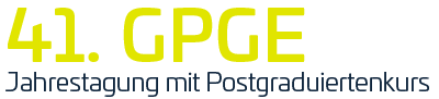 41. GPGE Jahrestagung 2026 Logo